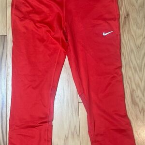 Nike Women's Red Leggings